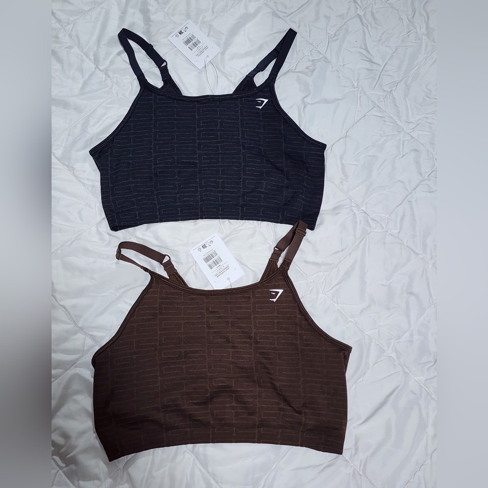 SOLD❌️ Adapt Monogram Seamless Midi Tanks.  XL